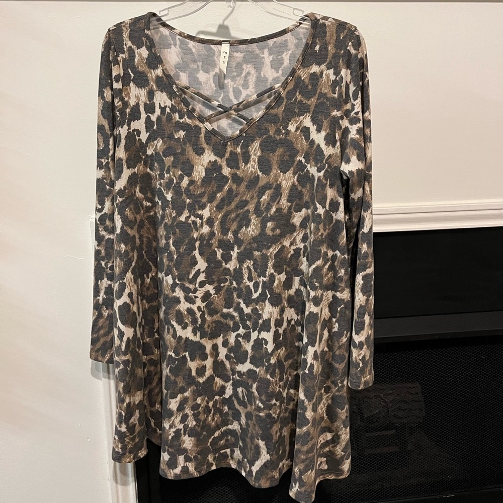Cheetah/Leopard Tunic Dress